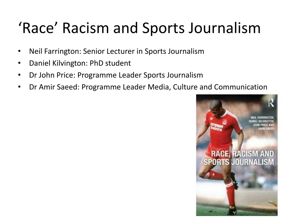 race racism and sports journalism n.
