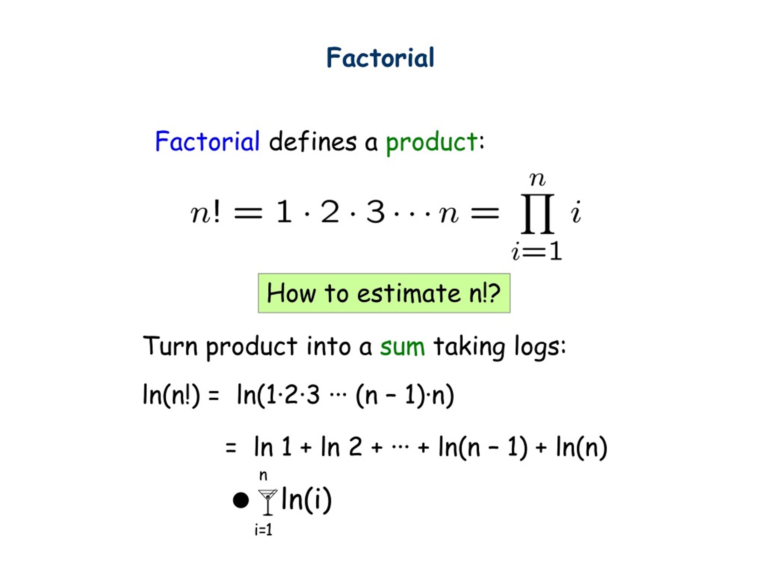 factorial function freemat example