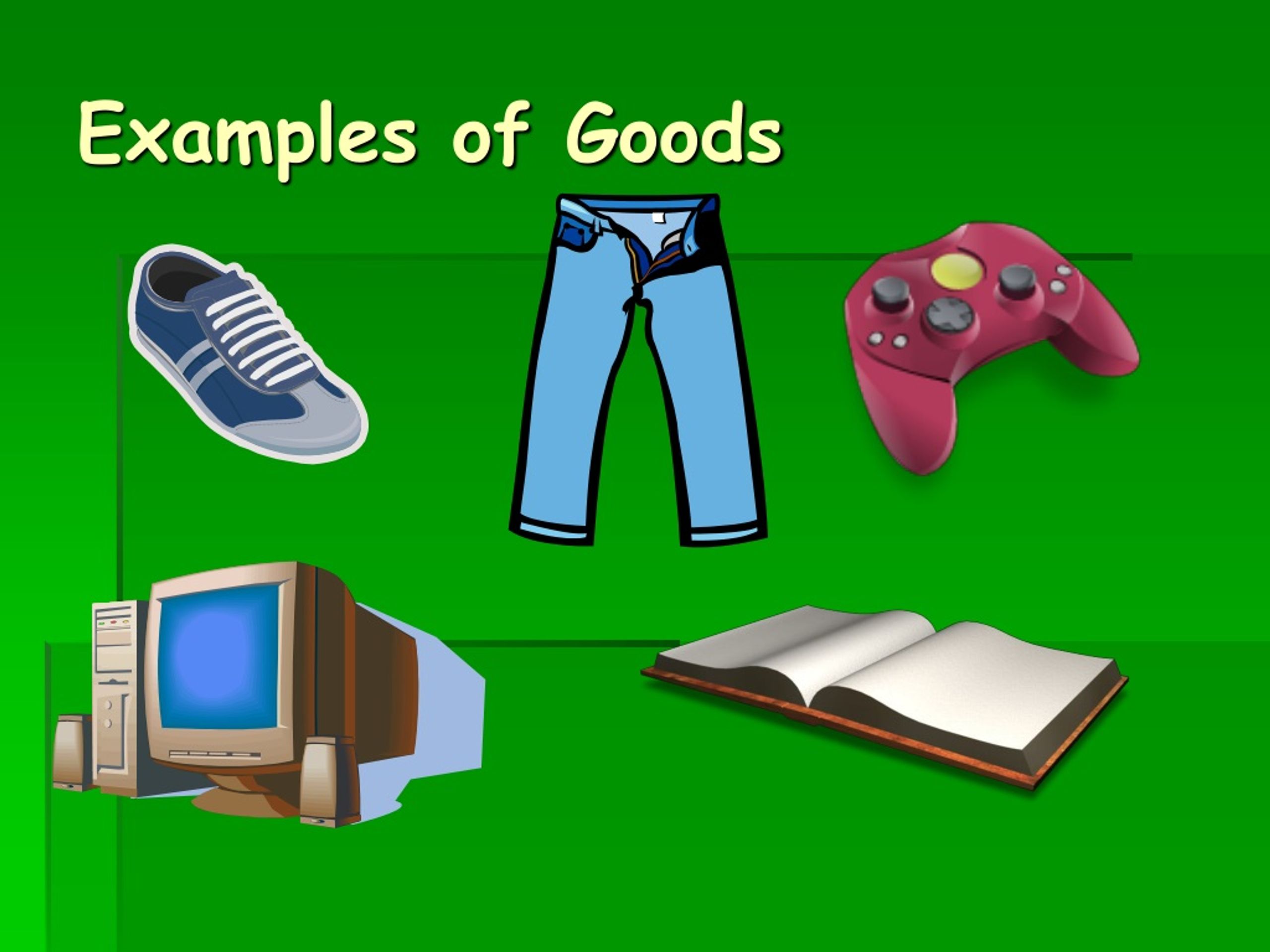 Non Essential Goods Examples