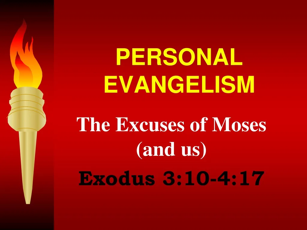 PPT - PERSONAL EVANGELISM PowerPoint Presentation, Free Download - ID ...