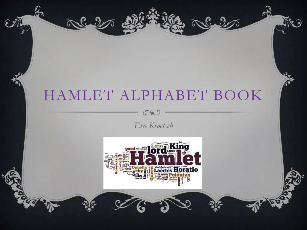 hamlet alphabet book n.
