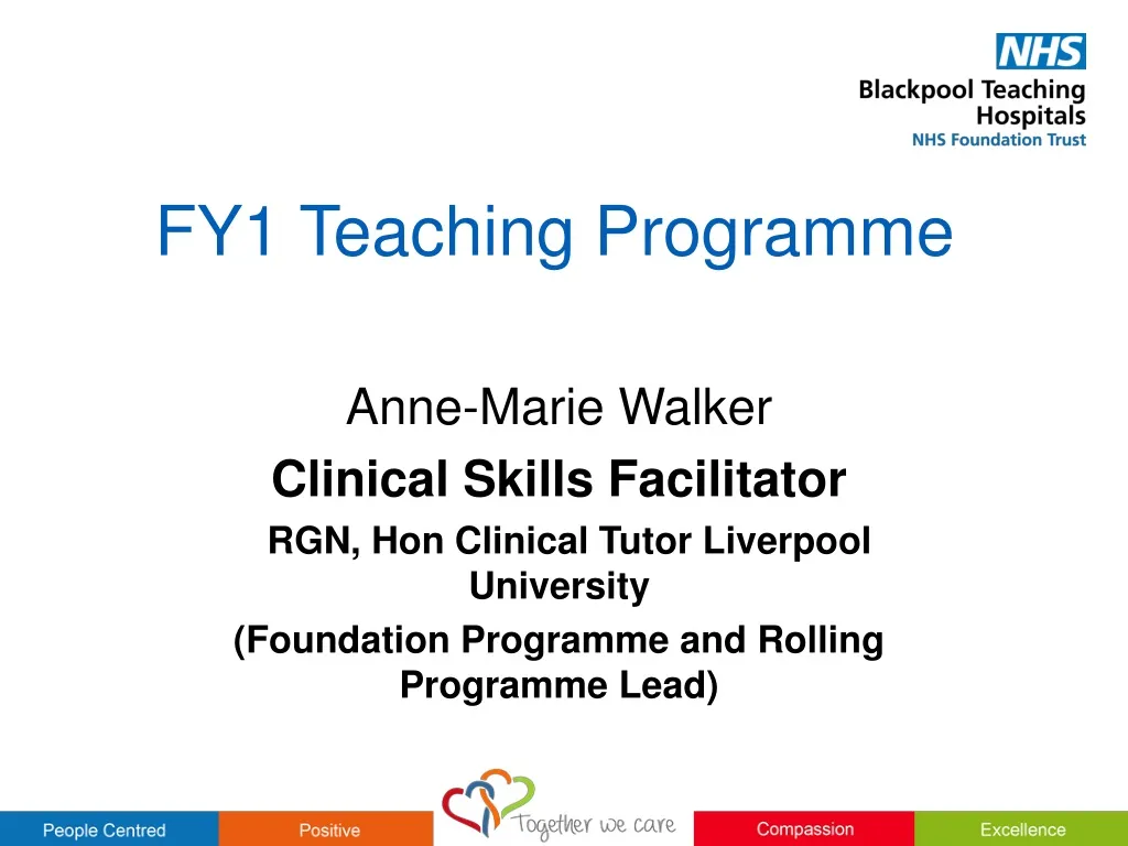 fy1 teaching programme n.
