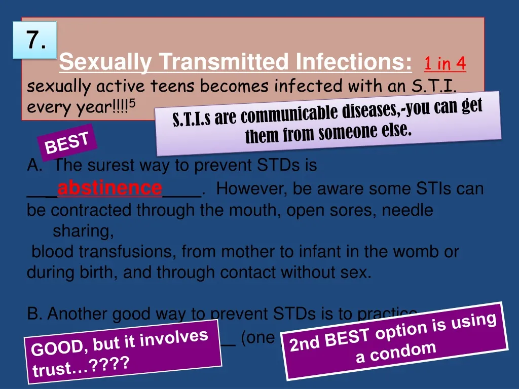 sexually transmitted infections 1 in 4 sexually n.