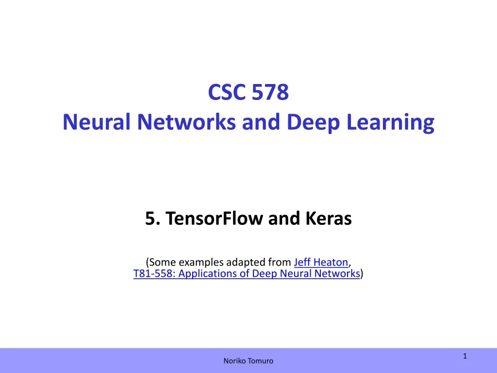 keras tutorial ppt