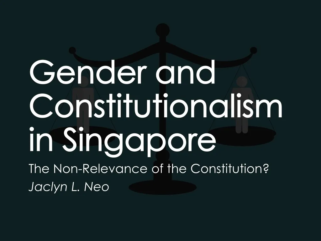 gender and constitutionalism in singapore n.