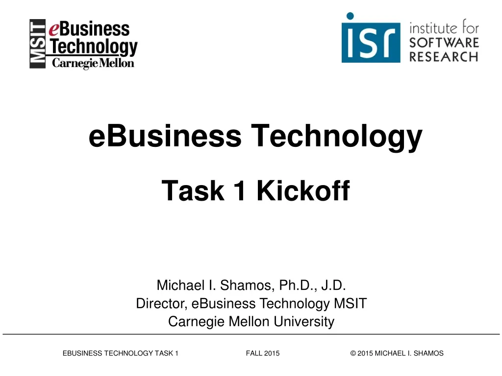 ebusiness technology task 1 kickoff n.