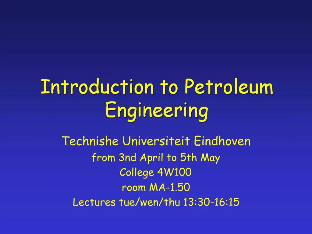 petroleum engineering dissertation topics