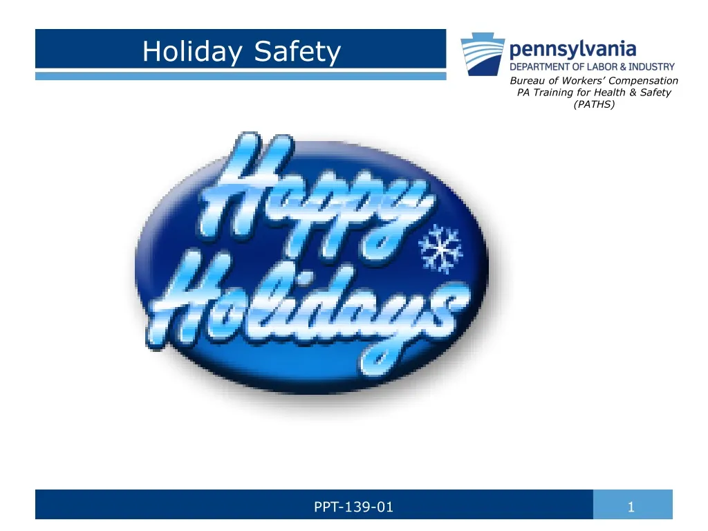 holiday safety n.