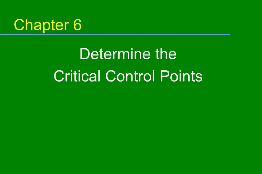 ppt-determine-the-critical-control-points-powerpoint-presentation