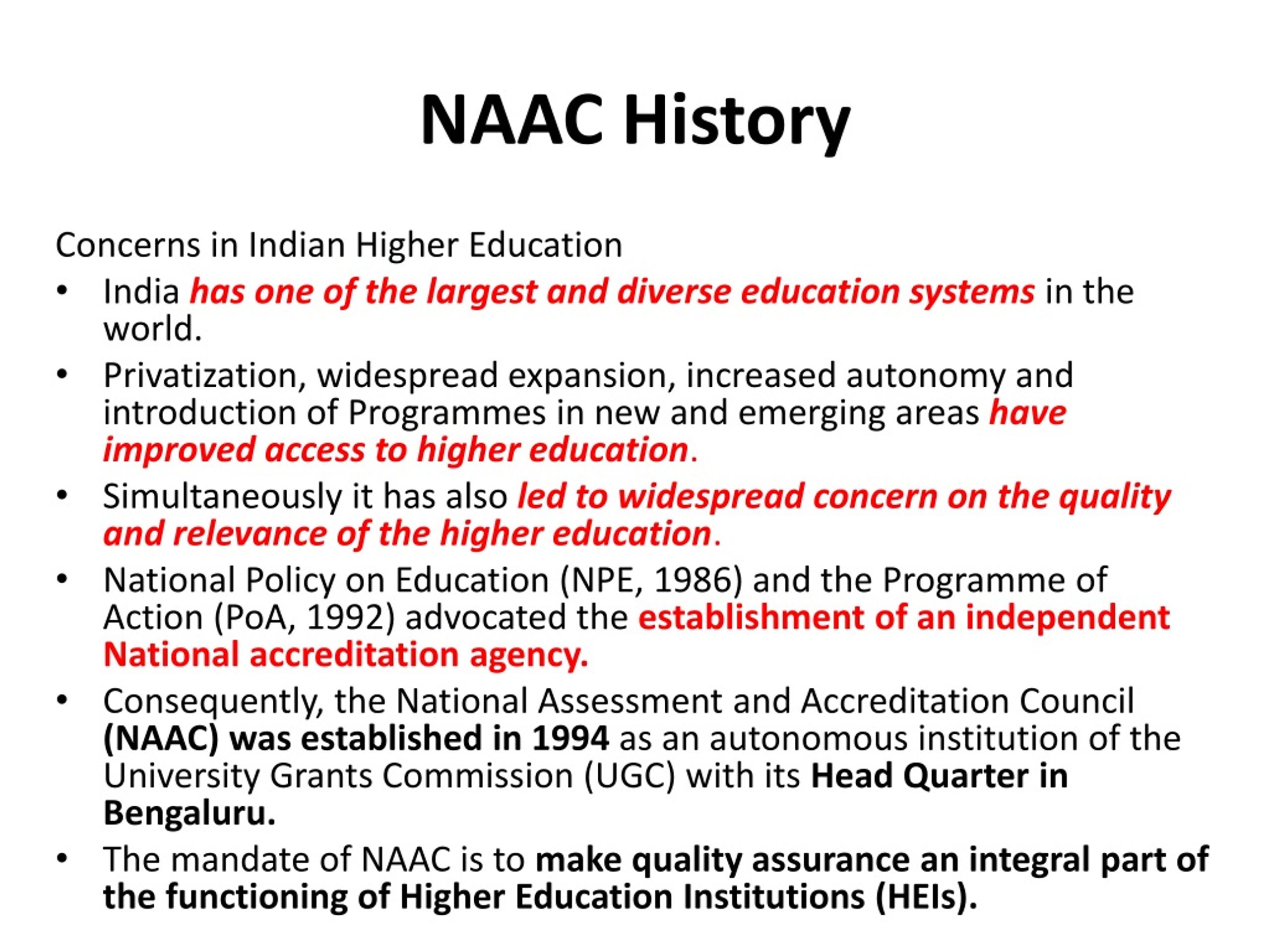 ppt for naac presentation