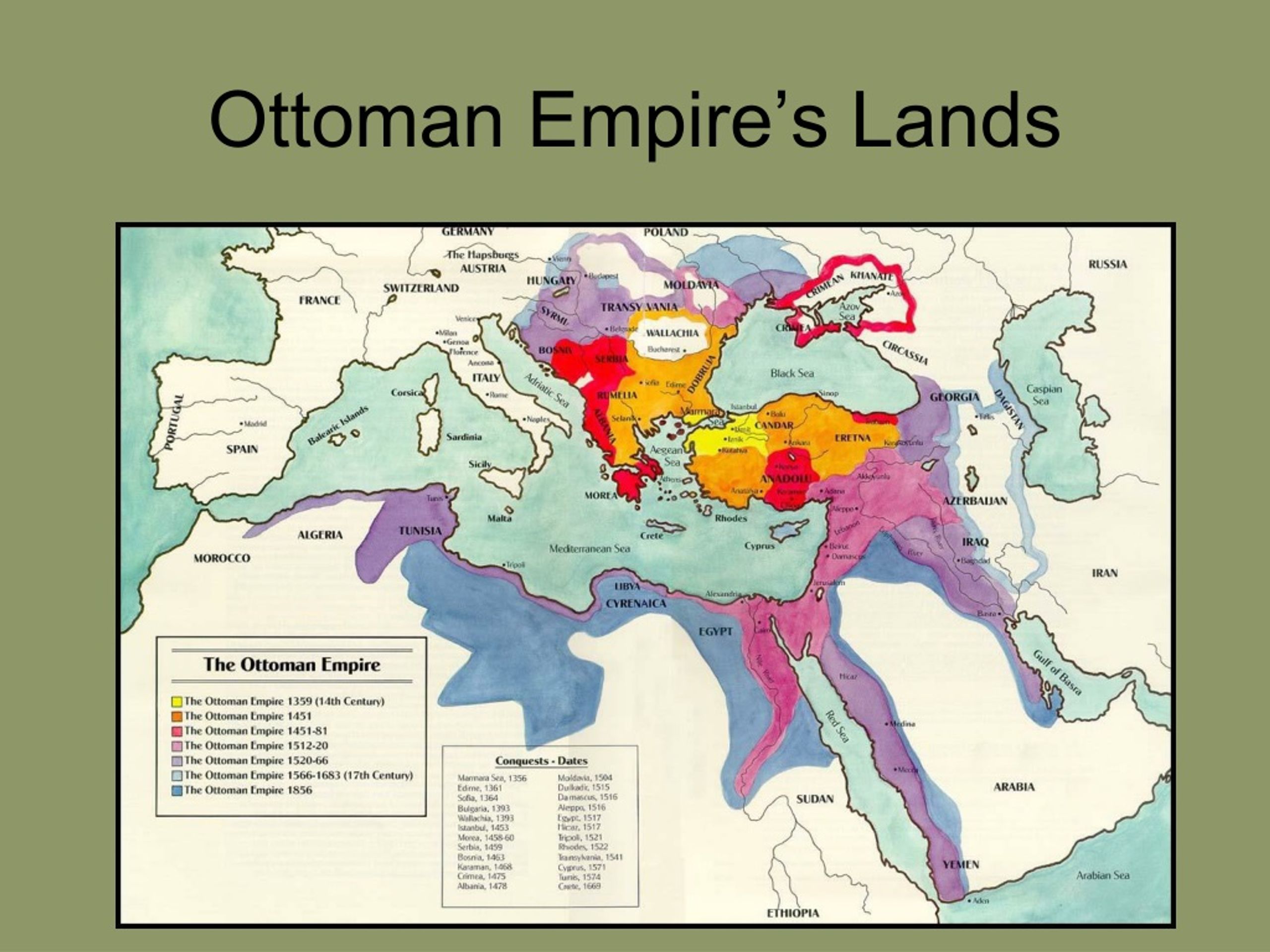 Карта османской империи 1900