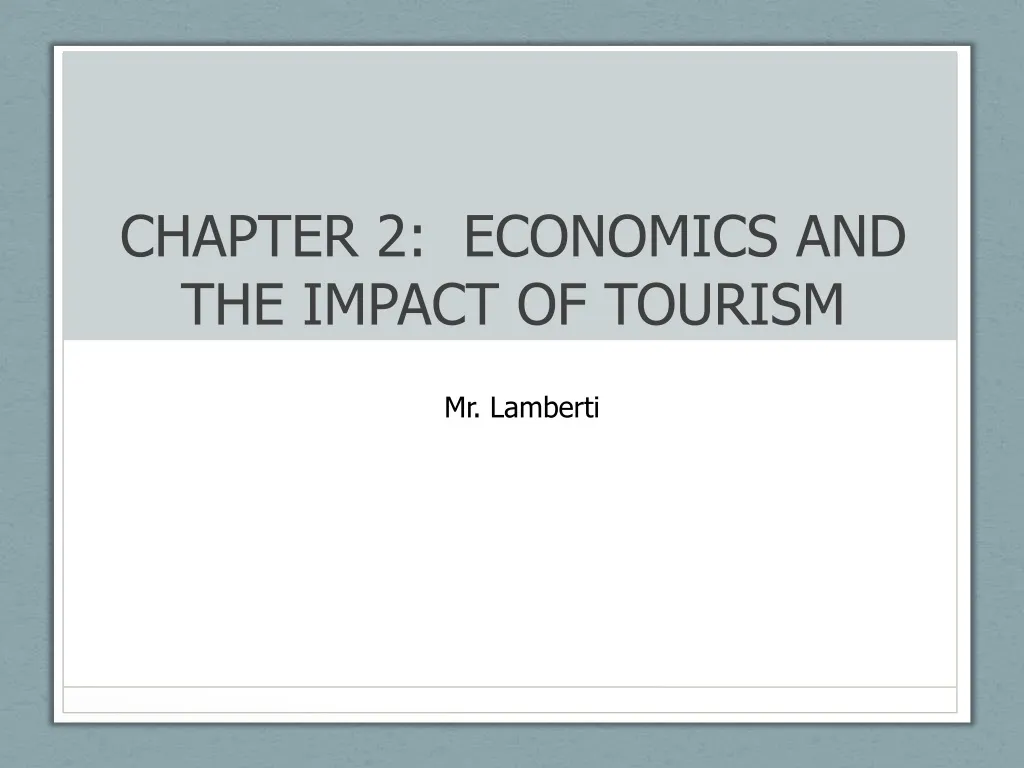 literature review on economic impact of tourism