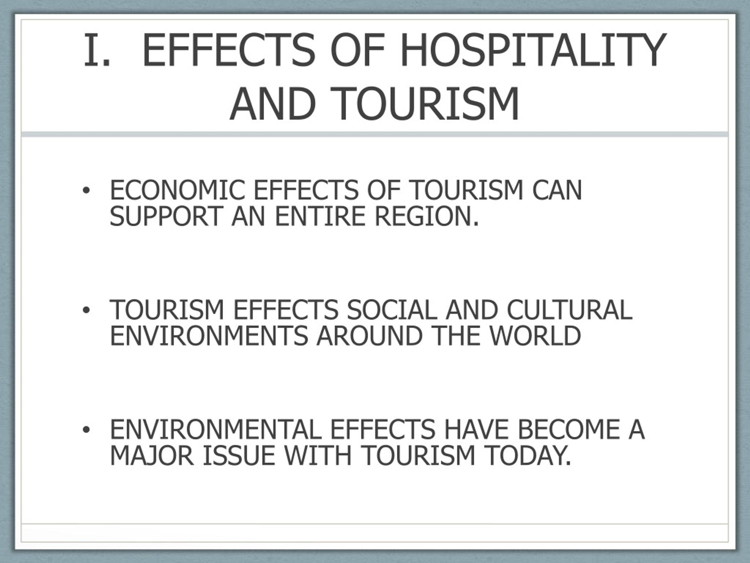 Tourism impacts environmental pdf