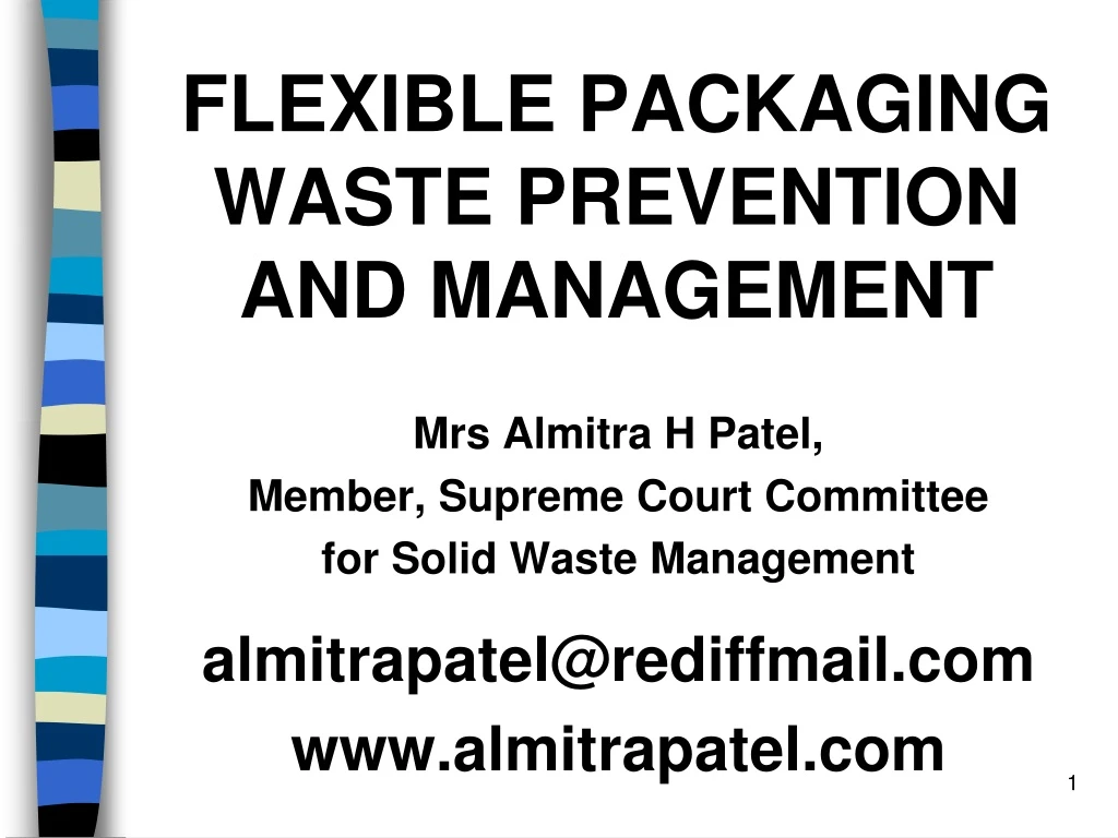 flexible packaging waste prevention and management n.