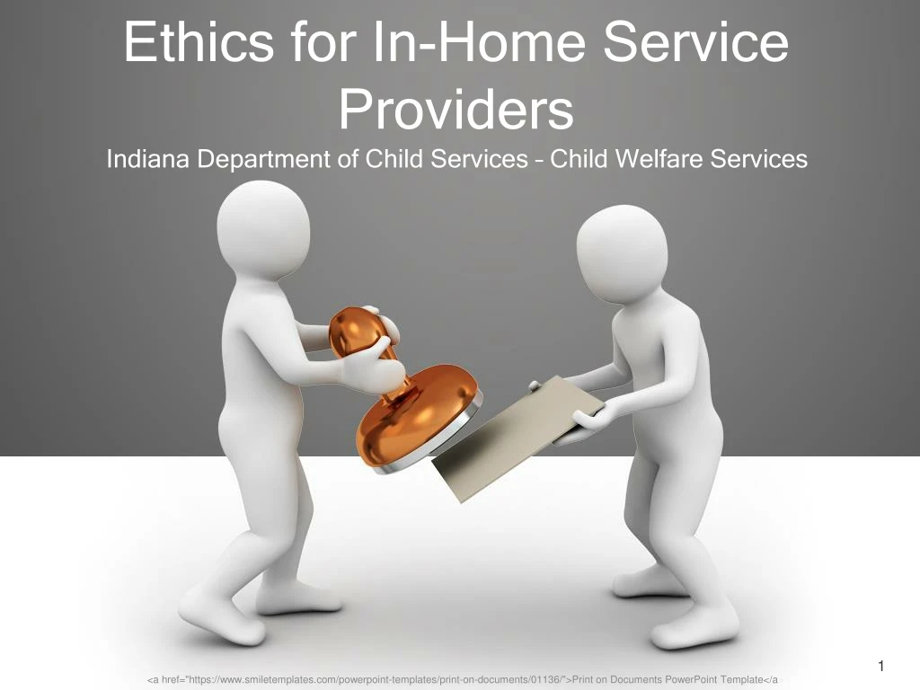ethics for in home service providers n.