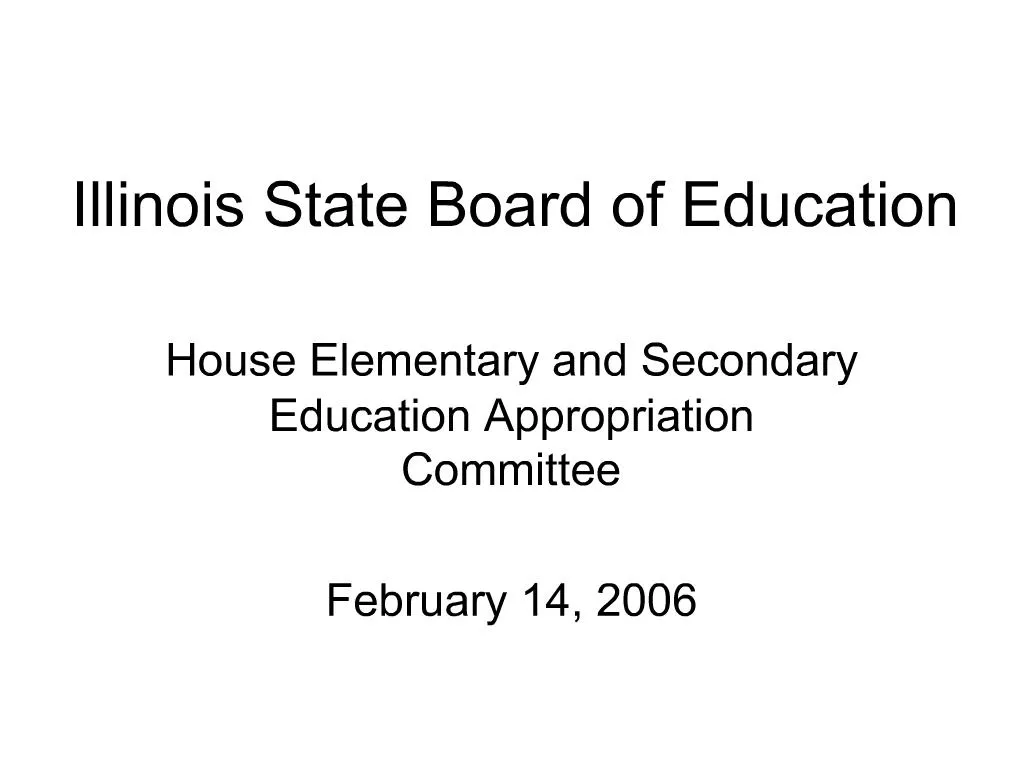 PPT - Illinois State Board Of Education PowerPoint Presentation, Free ...