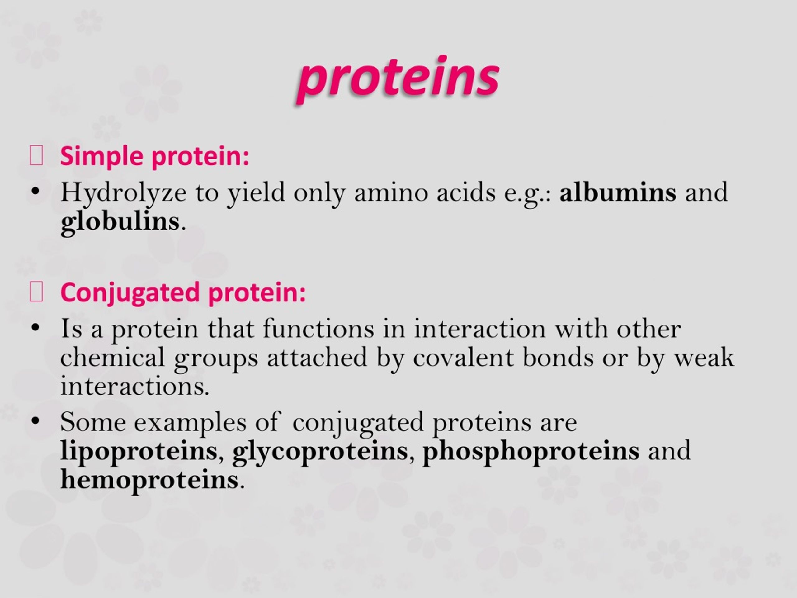 proteins l