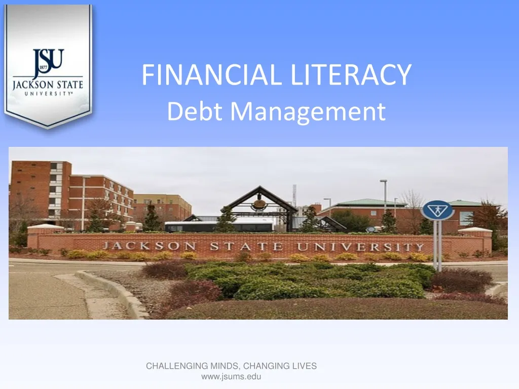 financial literacy debt management n.