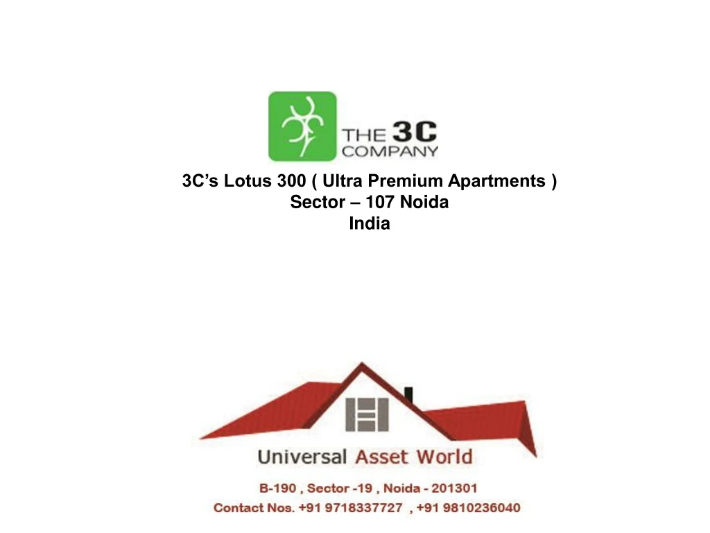 3c s lotus 300 ultra premium apartments sector n.