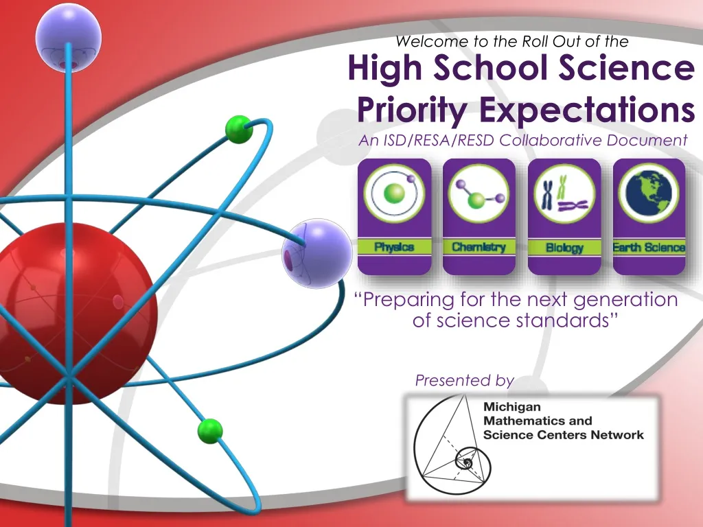 high school science priority expectations n.
