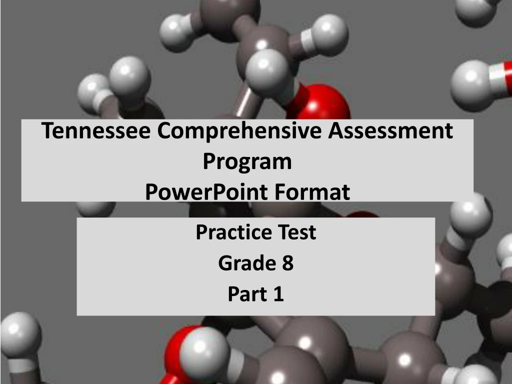 tennessee comprehensive assessment program powerpoint format n.