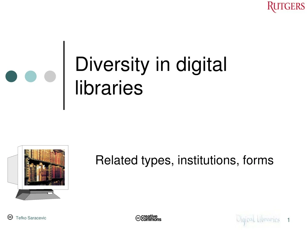 diversity in digital libraries n.