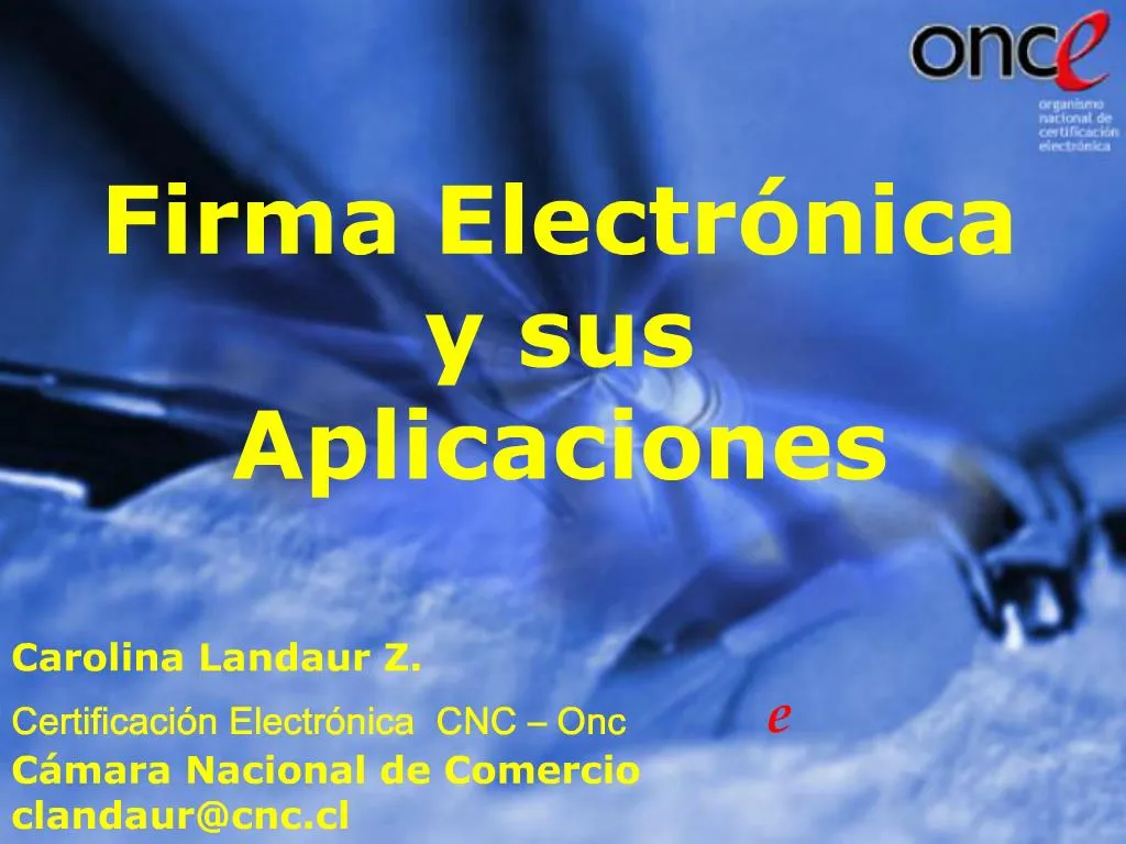 PPT - Firma Electr Nica Y Sus Aplicaciones PowerPoint Presentation ...