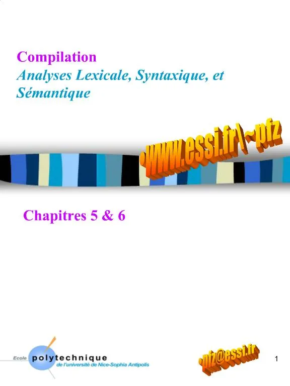 PPT - Compilation Analyses Lexicale, Syntaxique, Et S Mantique ...