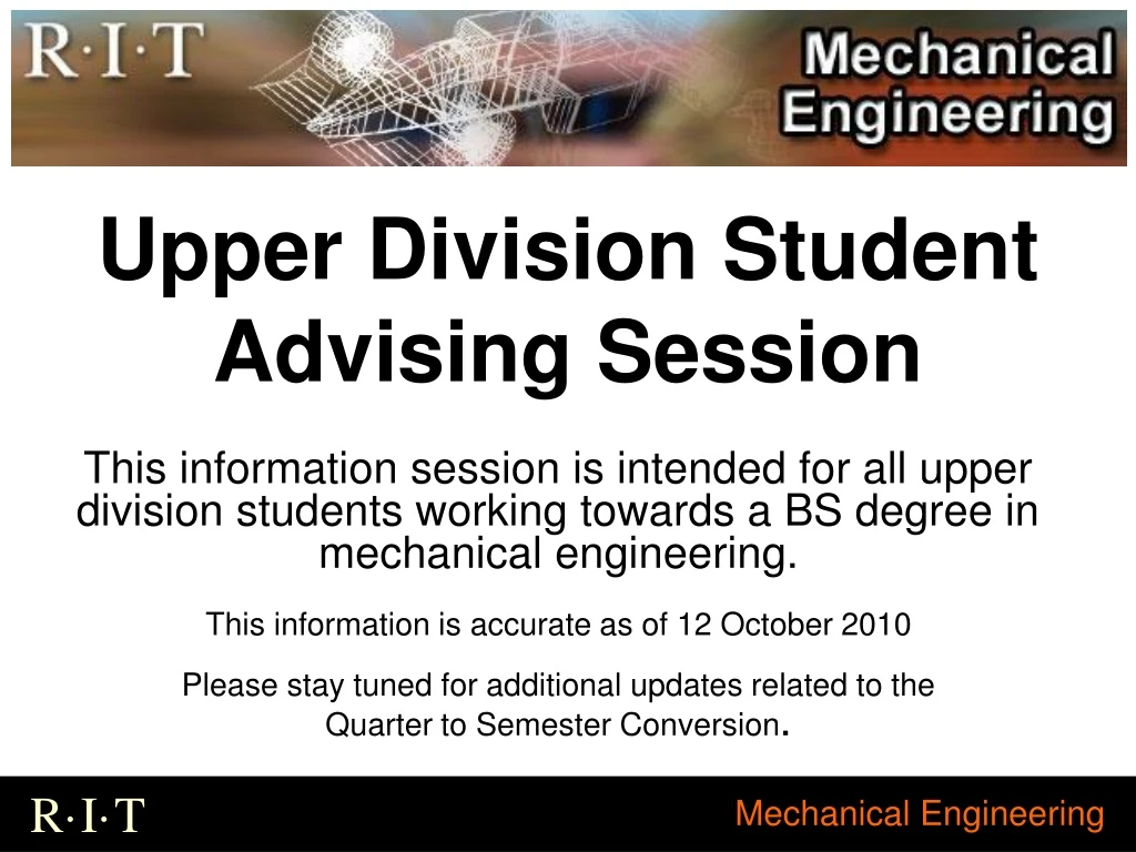 upper division student advising session n.