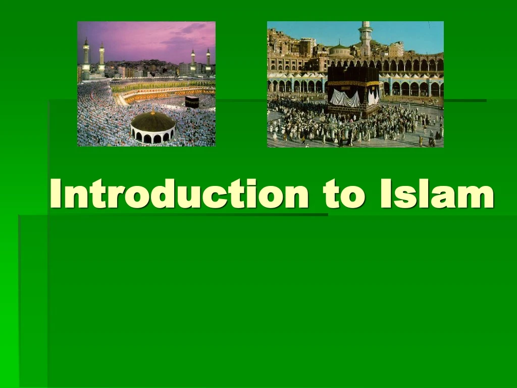 introduction to islam n.