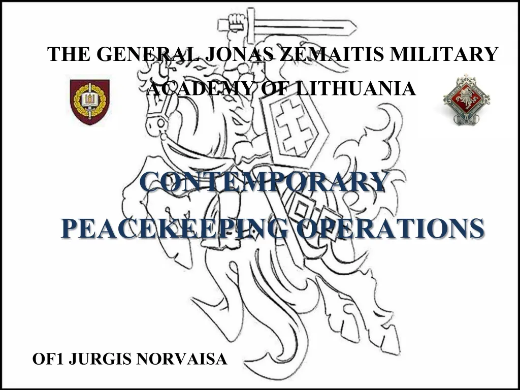 the general jonas zemaitis military academy n.