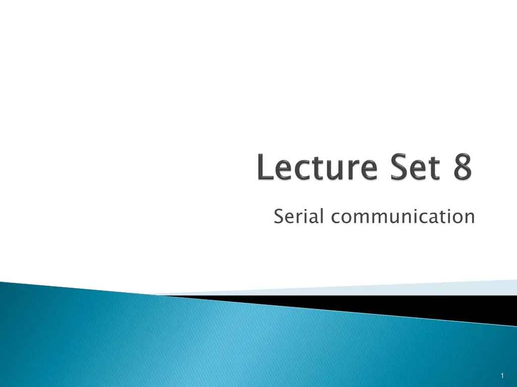 lecture set 8 n.