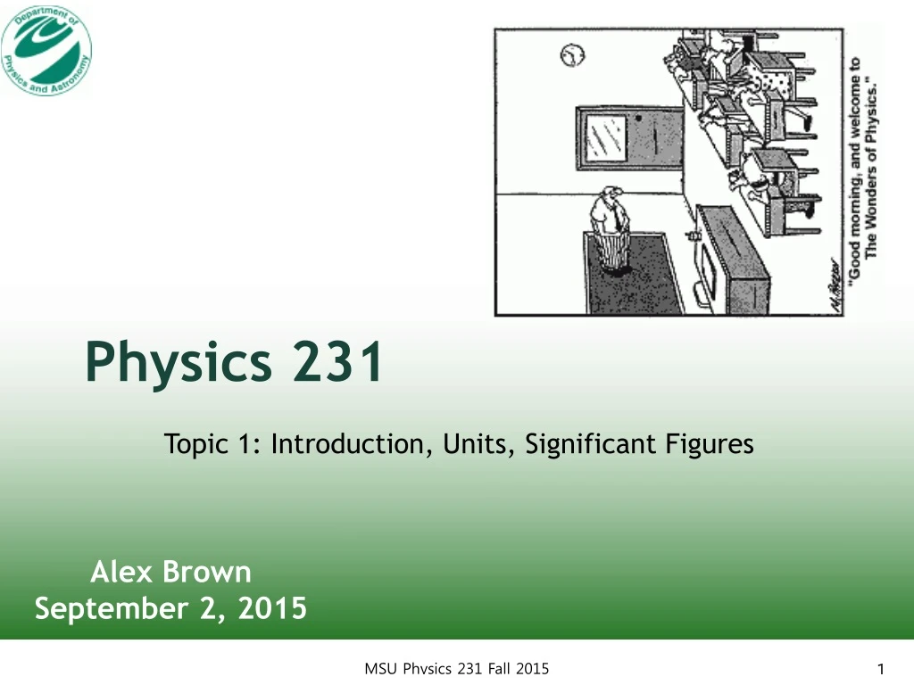 physics 231 n.