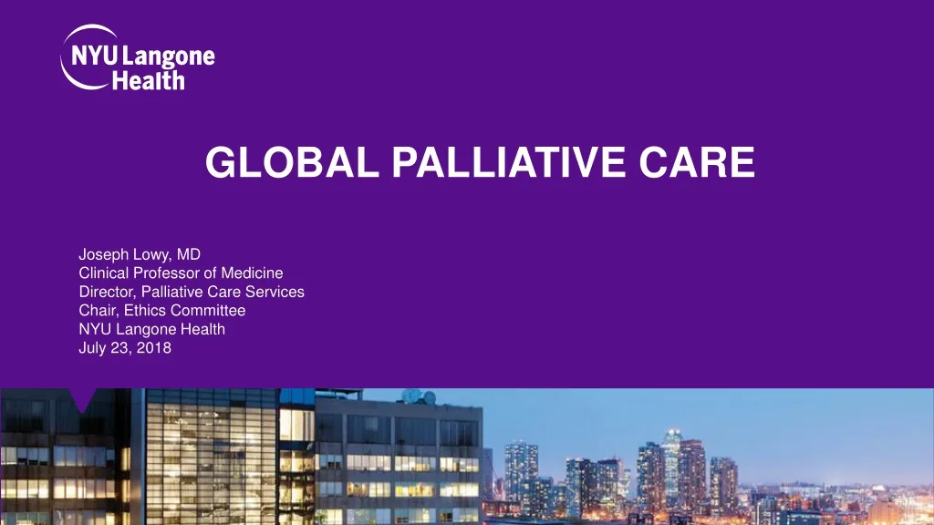 global palliative care n.