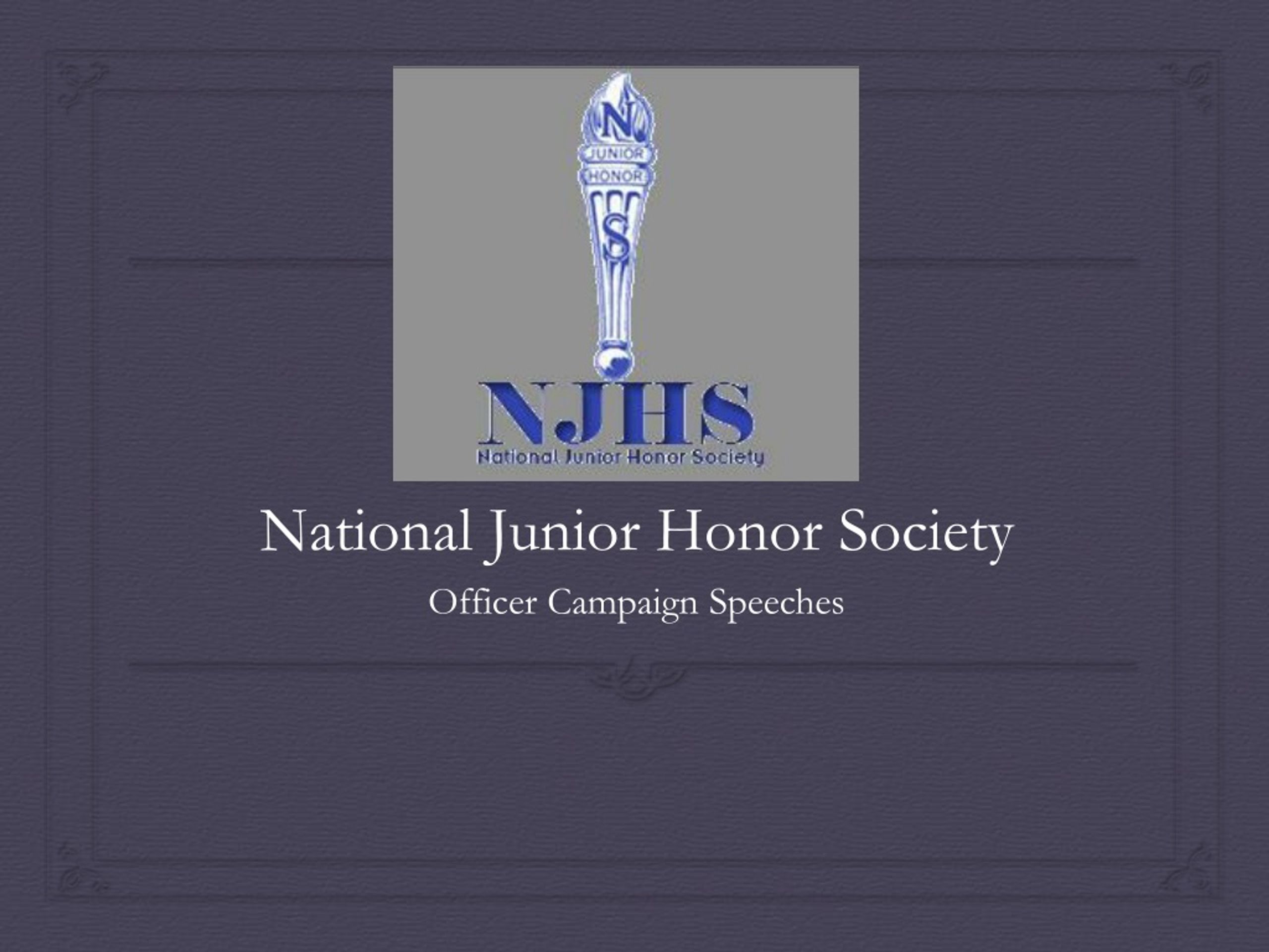 national honor society leadership speech