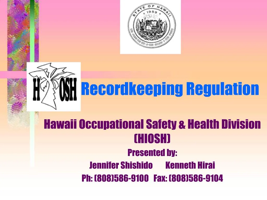 PPT Recordkeeping Regulation PowerPoint Presentation, free download