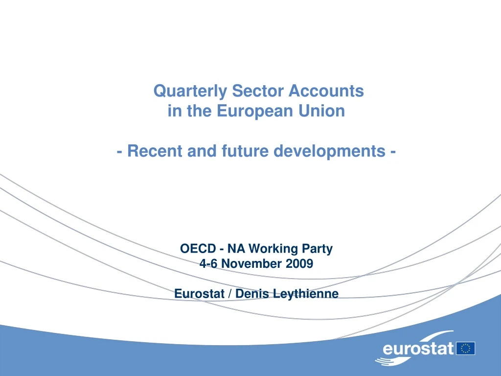 quarterly sector accounts in the european union n.