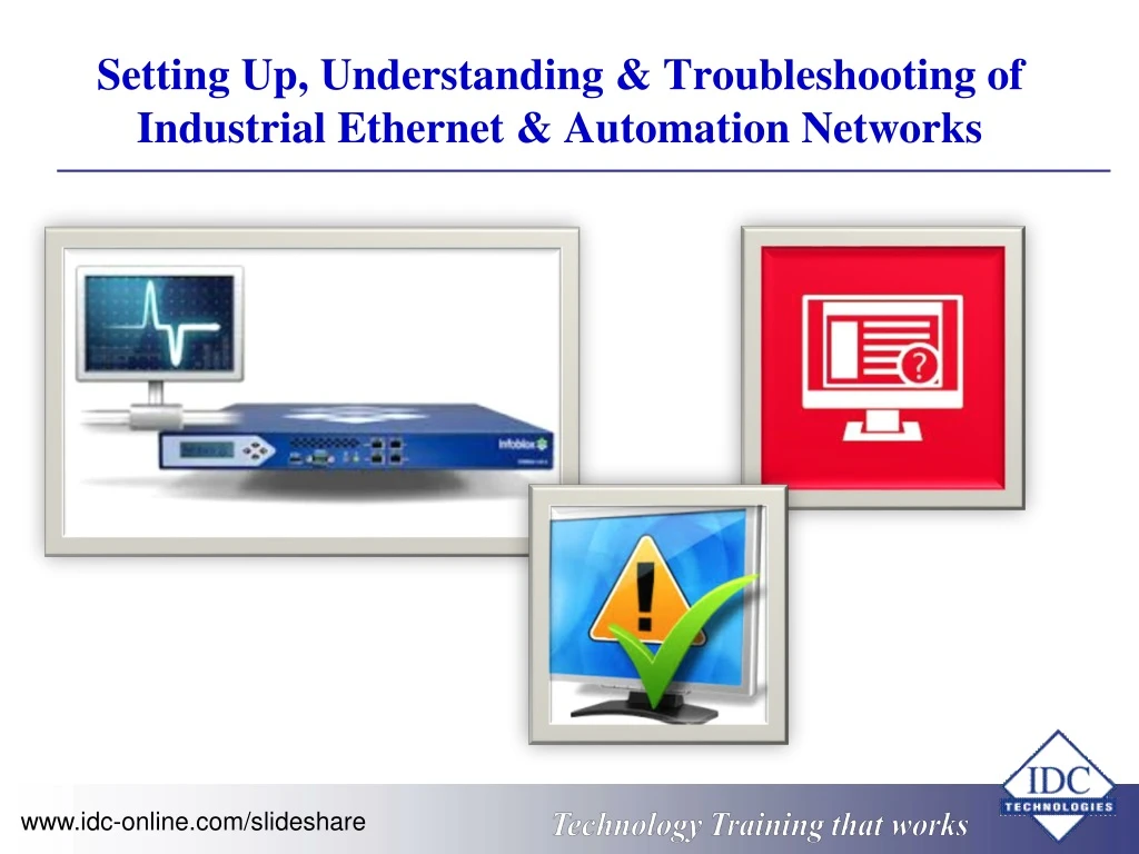 setting up understanding troubleshooting of industrial ethernet automation networks n.