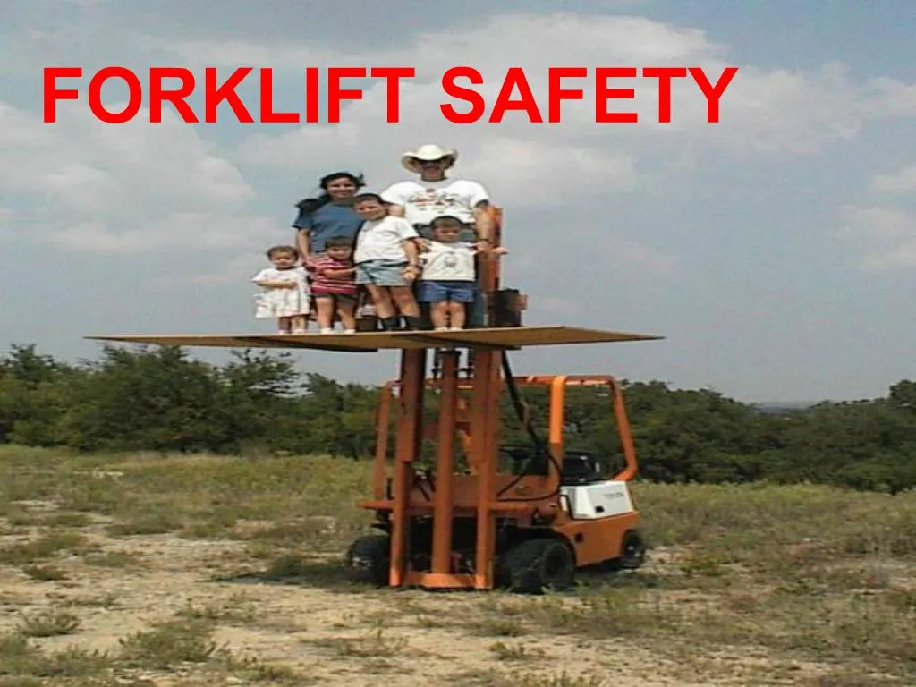 Forklift Safety Ppt Presentation 2ed 