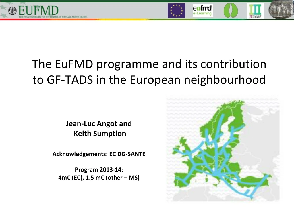 the eufmd programme and its contribution to gf tads in the european neighbourhood n.