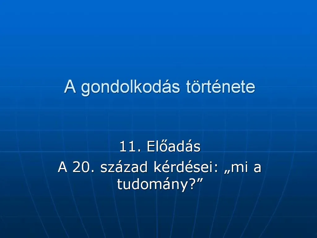 PPT - A Gondolkod S T Rt Nete PowerPoint Presentation, Free Download ...