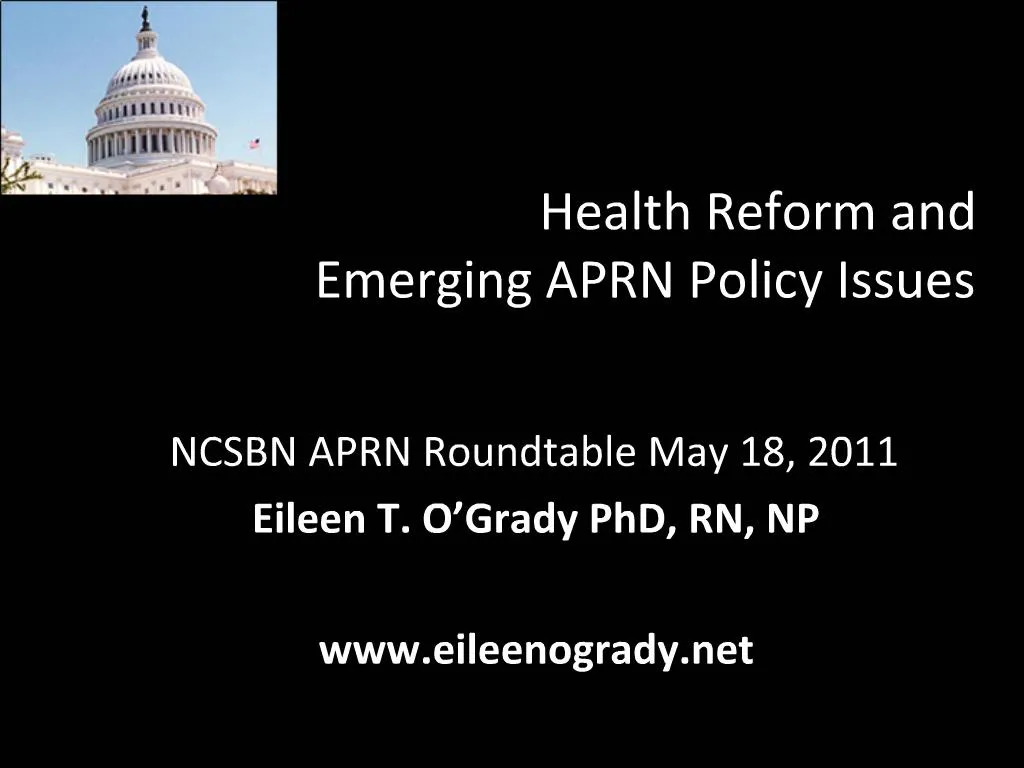 Ppt - Health Reform And Emerging Aprn Policy Issues Powerpoint 