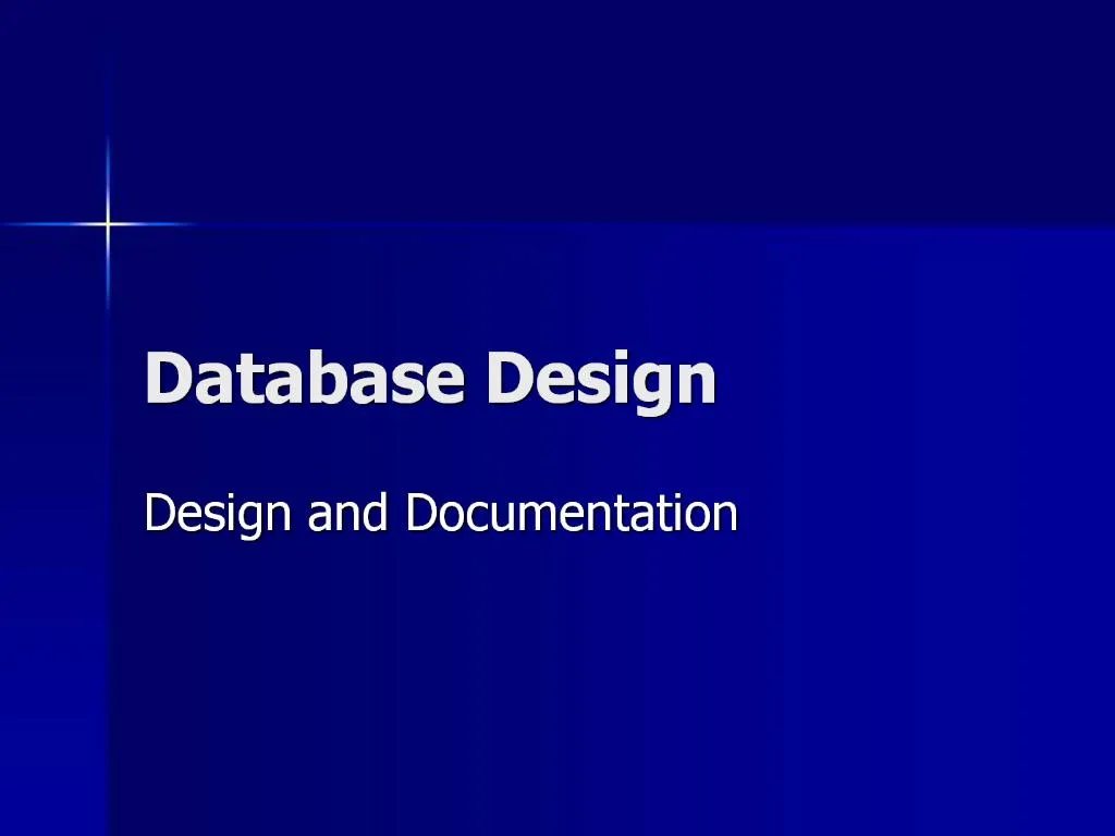 PPT - Database Design PowerPoint Presentation, Free Download - ID:583768