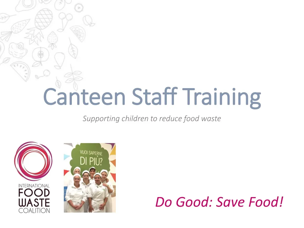 PPT Canteen Staff Training PowerPoint Presentation, free download