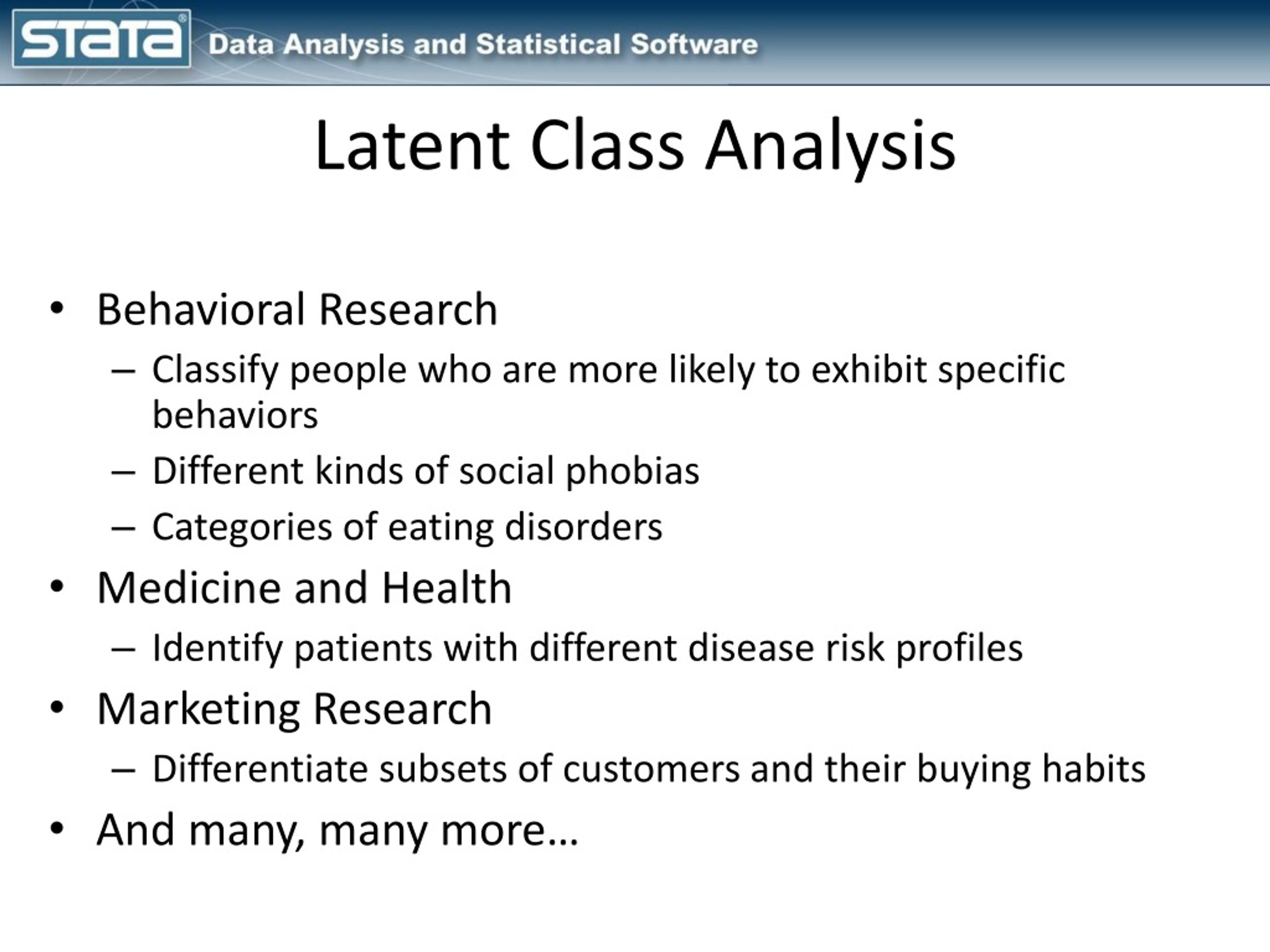 latent class analysis research questions