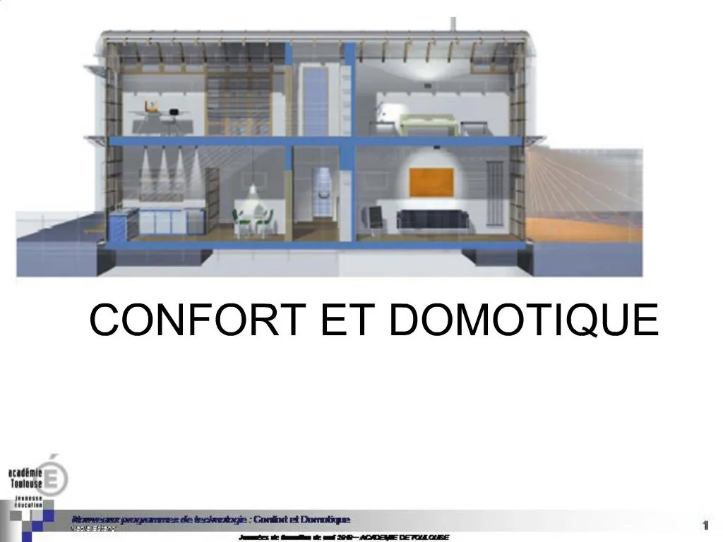 PPT - CONFORT ET DOMOTIQUE PowerPoint Presentation, free download - ID
