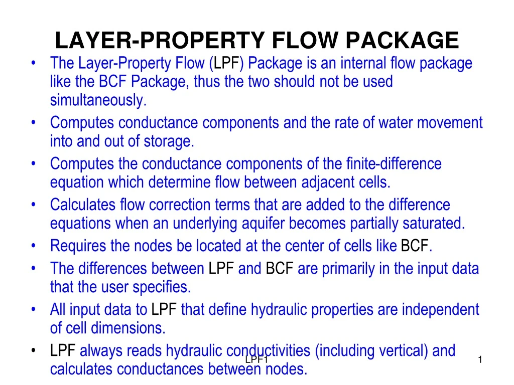 layer property flow package n.