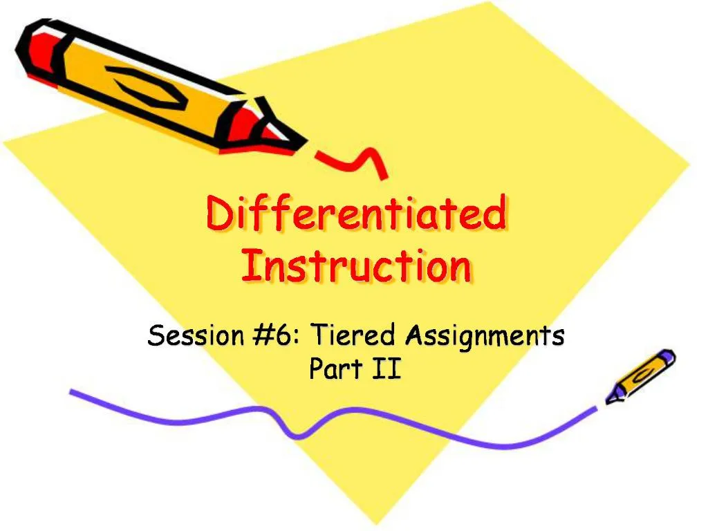 PPT - Differentiated Instruction PowerPoint Presentation, Free Download ...