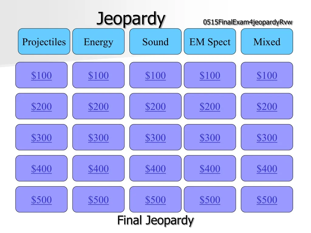 jeopardy 0515finalexam4jeopardyrvw n.