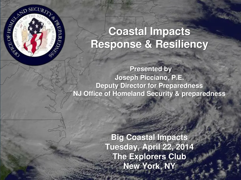 coastal impacts response resiliency presented n.